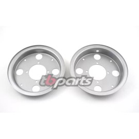 TB Parts HONDA Z50 Silver Steel Rim Set 1 Wheel Fits 1968 to 1979 New TB Parts TBW1053