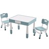 DOREROOM 4 in 1 Kids Table and 2 Chairs Set