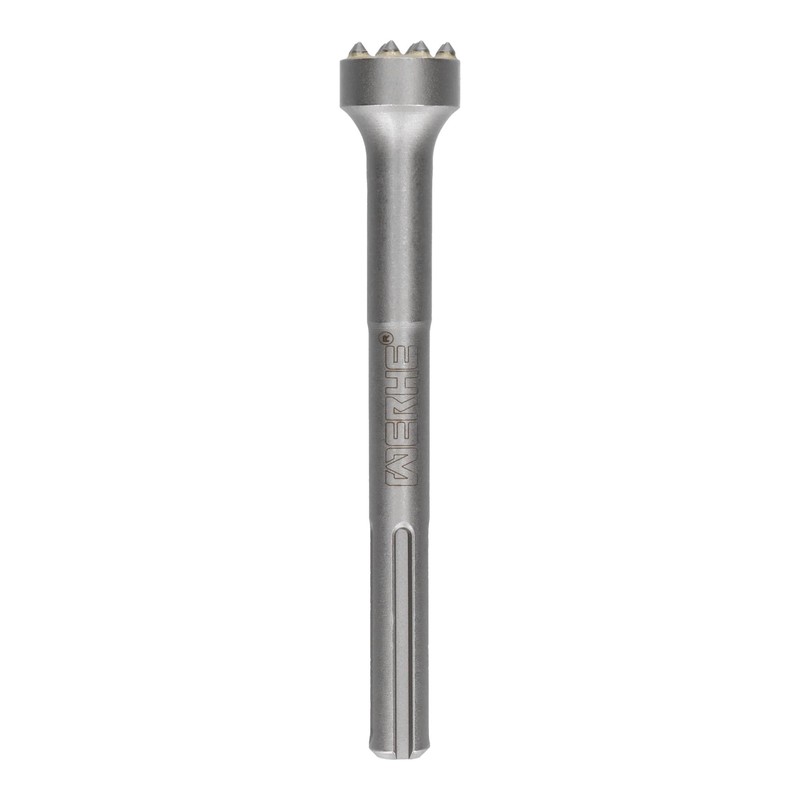 WERHE® SDS MAX bush hammer chisel 12 teeth 200mm long,
