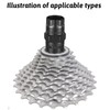 Gjinxi 1pcs Bike Freewheel Removal Tool 12-Spline Bicycle Cassette Remover