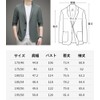 TASOGARA Men's Wrinkle Resistant Ultra Thin Ice Silk Suit Jacket,