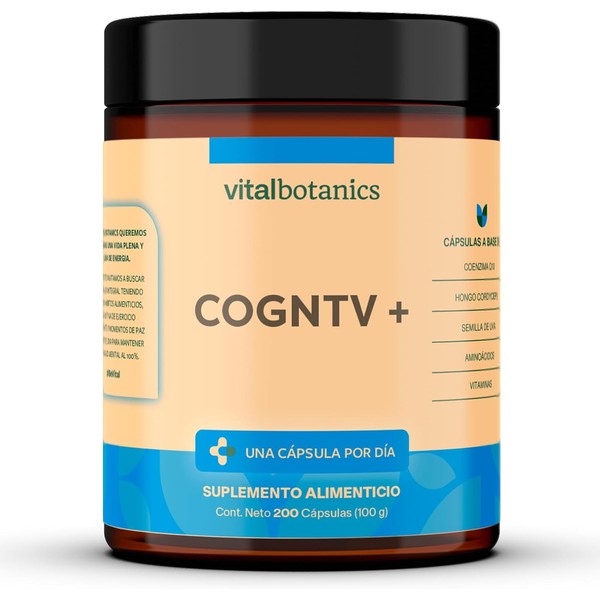 Cognitive Boost + Nootropico con Vitaminas B, L-Teanina, L-Tirosina, Coenzima