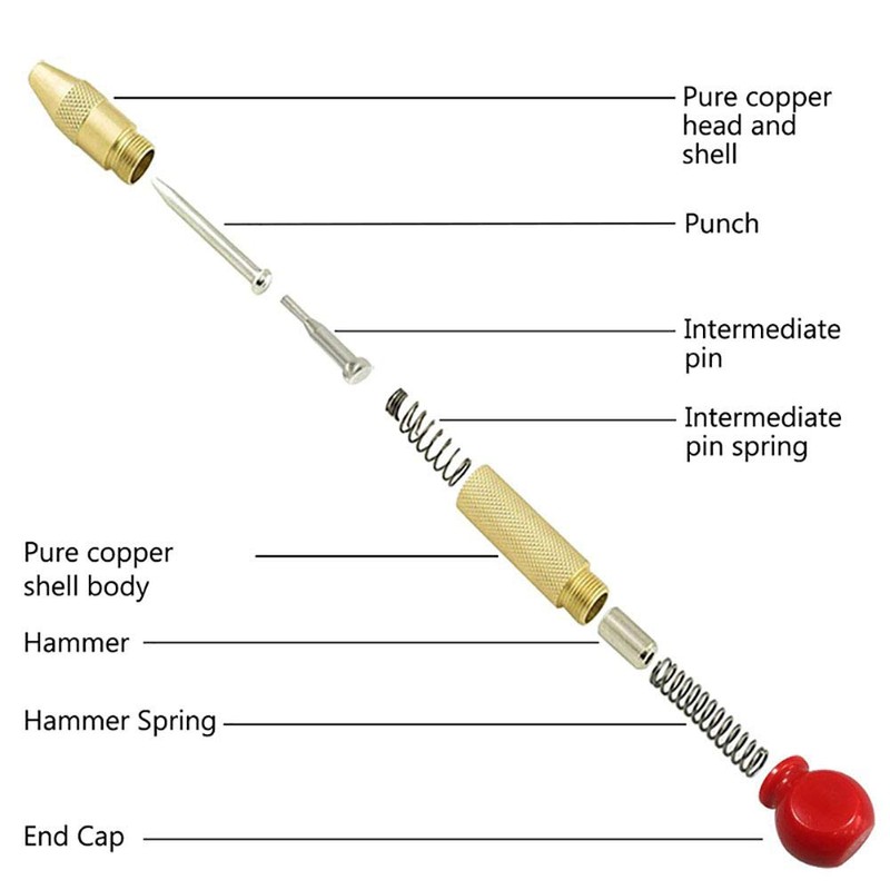 1 PCS High Speed Center Punch, Center Hole Punch Marker