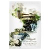 artboxONE Poster 30 x 20 cm Nature Fallingwater Portrait Format