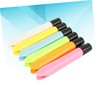 LALAFINA 6pcs Magnetic Chalk Clips Whiteboard Duster for School Chalk