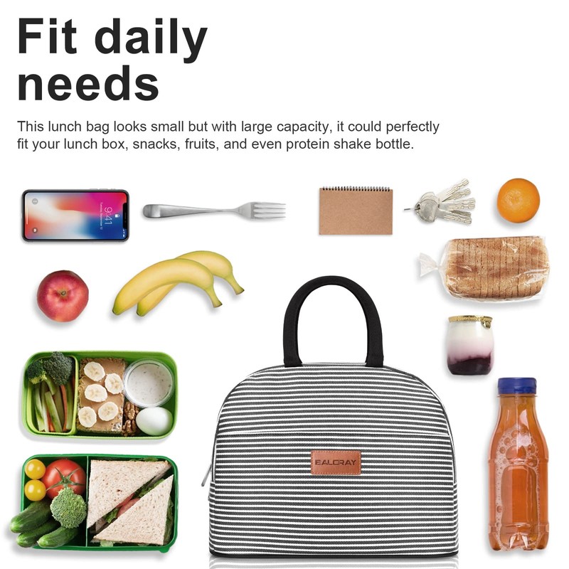 BALORAY Lunch Bag for Women Men Insulated Lunch Box for