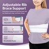 BraceAbility Plus Size Broken Rib Brace - Rib Protector Compression