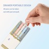 Lanxivi 5PCS Gel Pens Quick Dry Ink Pens Black Refill