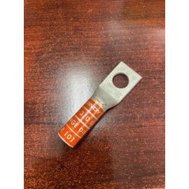 Burndy YA27 3/0 AWG, CU, 1 Hole, 1/2 Stud, Long Barrel Terminal