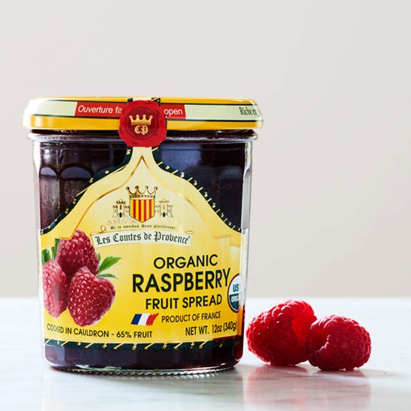 Raspberry Jam Spread USDA Organic Preserve – 12 oz /