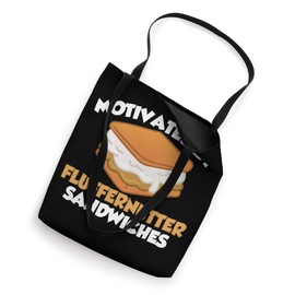 Fluffernutter Sandwich Kids Funny School Breakfast Waffle Tote Bag