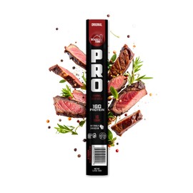 Wenzel's Farm PRO Snack Sticks - Naturally Smoked, Handcrafted with Real Quality Meat (Original) Pack of 10 Sticks (1.9oz Each)