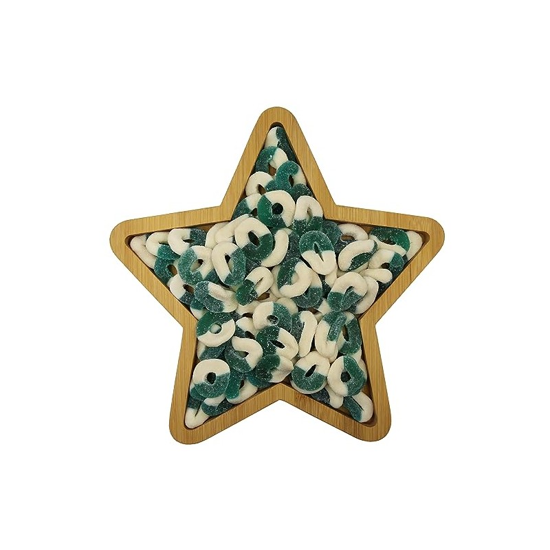 Blue Raspberry Flavor Gummy Rings (2.5 Pound)