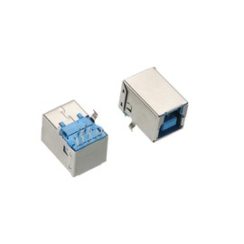 PATIKIL USB Connector 3.0 Type B 9Pin Female 90 Degree Jack Solder USB Repair Replacement Adapter for Circuit Boards PCB Board Digital Devices Pack of 2