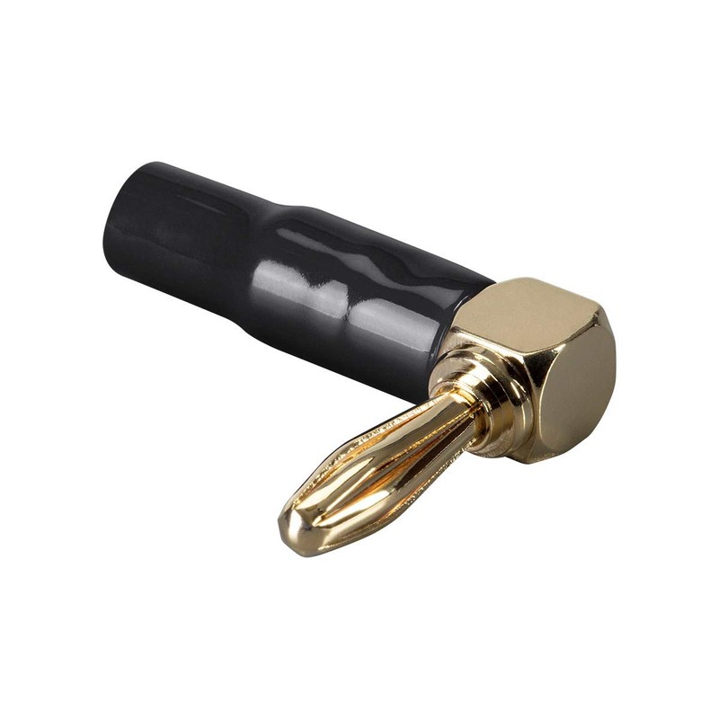 X2 Banana Plug Right Angle Connection Cable Audio Recording Seamless