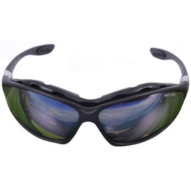 Rapid Eyewear Moritz Polarised Safety SPORTS SUNGLASSES & SKI GOGGLES with Interchangeable Side Arms & Strap. For Men & Women. Ideal Cycling, Snowboard, Glacier, Winter Snow and Motocross Glasses