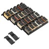 Famhap Spice Drawer Organizer, 24PCS Interlocking Expandable Seasoning Rack Tray
