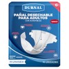 Pañal Desechable para Adultos Unisex, Durnal Max, Talla Grande, 10