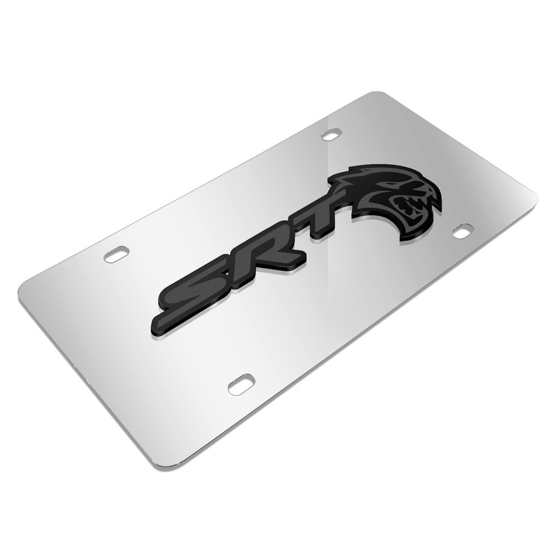 iPick Image for Dodge SRT Hellcat 3D Dark Gray Logo