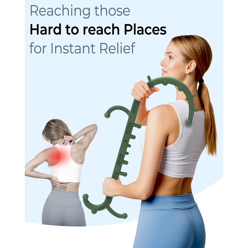 Back and Neck Massager for Pain Relief Deep Tissue, Upgraded