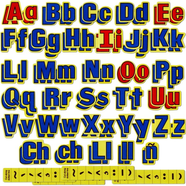 Little Folk Visuals Felt Letters, Alphabet Felt Learning Toy for Kids and Toddlers, Precut ABC Felt Board Figures, 118 Piece Set