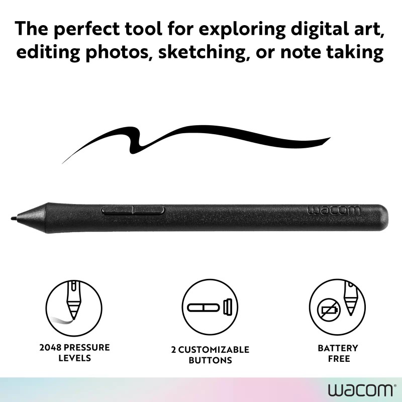 Wacom 2K Pen for Intuos, New (2015)