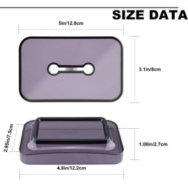 Boperzi Soap Holder Soap Dish Shower Bar Soap Holder Rustproof Draining Dish Sponge Holder with Double Layer for Bathroom Kitchen Counter - 2 Pieces