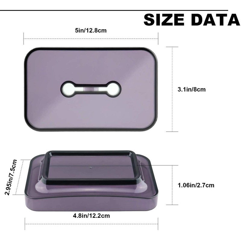 Boperzi Soap Holder Soap Dish Shower Bar Soap Holder Rustproof