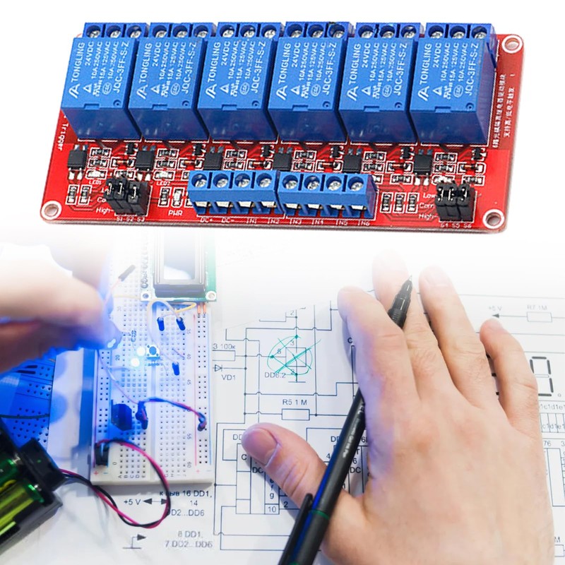 Eagles Relay Module with Optocoupler High or Low Level Trigger