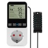 Temperature Controller Socket 230 V Humidity Controller with Sensor, Digital