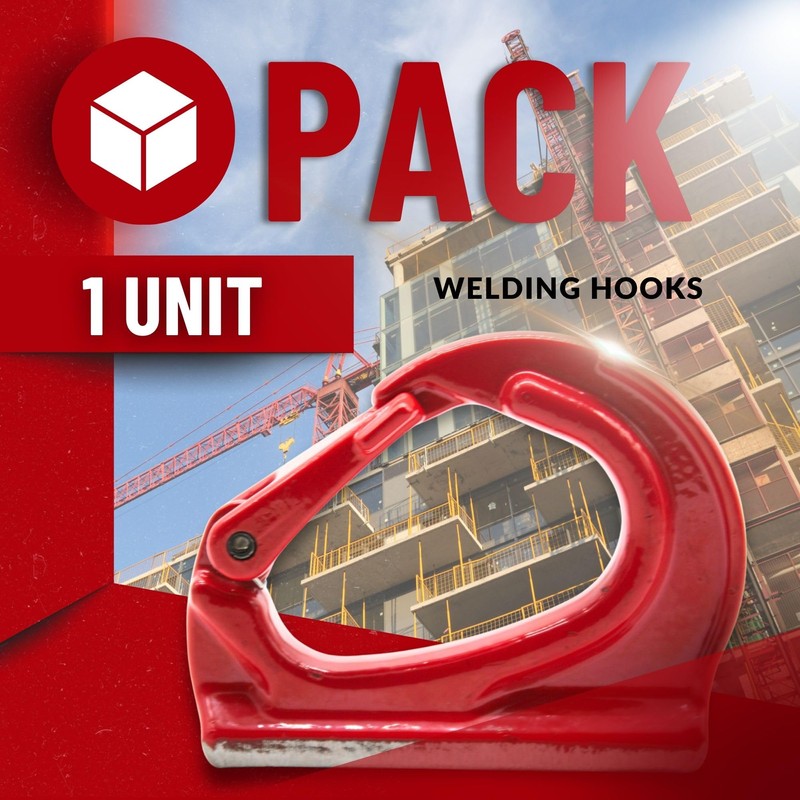 DOJA Barcelona Weld-on Hook with High Load Capacity: 1000 kg