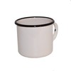 Madacha 2 Metal Enamel Mugs 250 ml Pale Pink