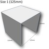 EPOSGEAR Nesting Plinths Acrylic Plastic Retail Riser Tiered Counter Display