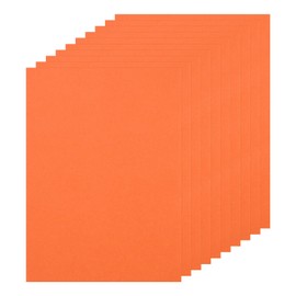 DMiotech 10 Pack Sanded Pastel Papers, 11 x 8 Inch, Orange, 160GSM Art Cardstock Papers for Artists Crayons Charcoal DIY Crafts