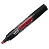 12 x Uni PROCKEY Marker Pens Red Chisel-Tip Bold Line