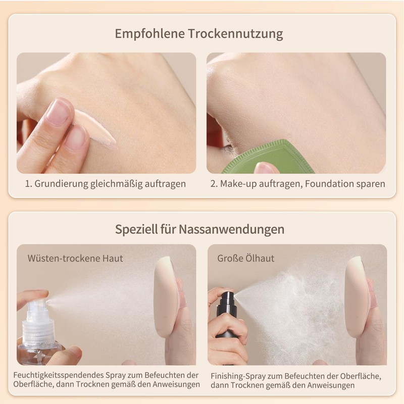 MSQ Pack of 5 Make Up Sponge Make Up Puff