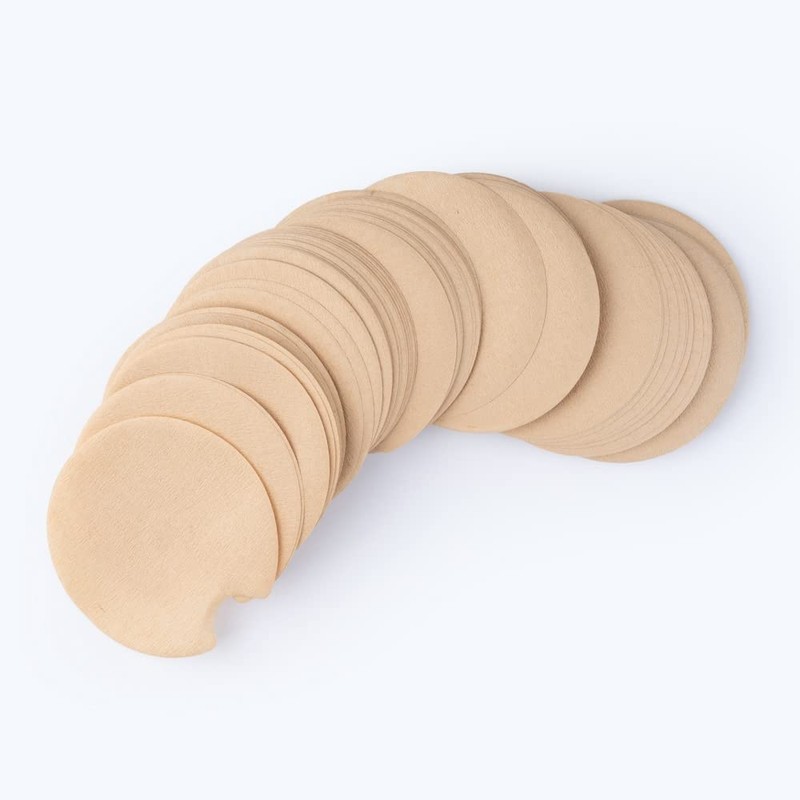 Ocnvlia Disposable Paper Filter for Reusable Coffee Capsule, Protects Against