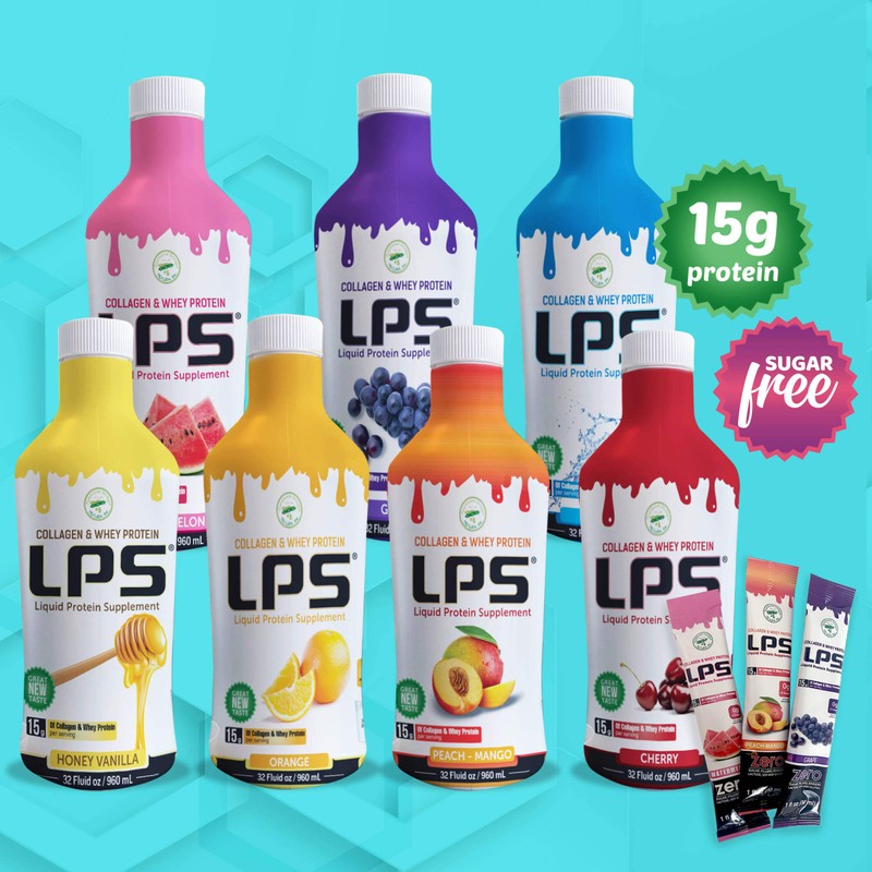 Nutritional Designs LPS Liquid Collagen & Whey Protein Supplement -