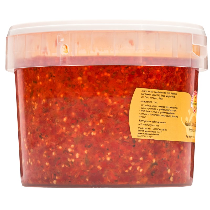 TUTTOCALABRIA Bulk Tutto Calabria Crushed Calabrian Chili Peppers 2.8 kg