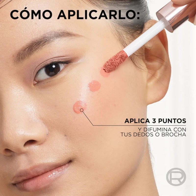 Rubor Líquido Lumi Blush Acabado Glowy Luminoso Pink Glow Rosa