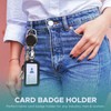 Retractable ID Badge Holder – 8 Pack – Heavy-Duty Double