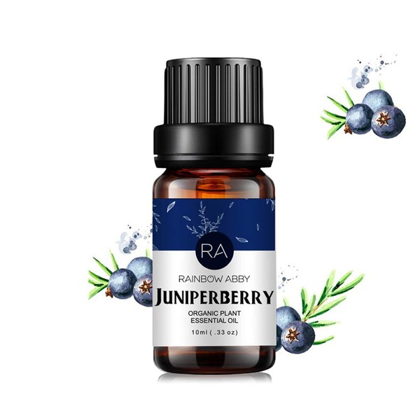 Juniper Berry Essential Oil 100% Pure, Aromatherapy Therapeutic Grade Essential Oil for Diffuser, 10ML
