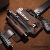 Gentlestache Multitool Sheath for Belt, Leather EDC Pocket Organizer for