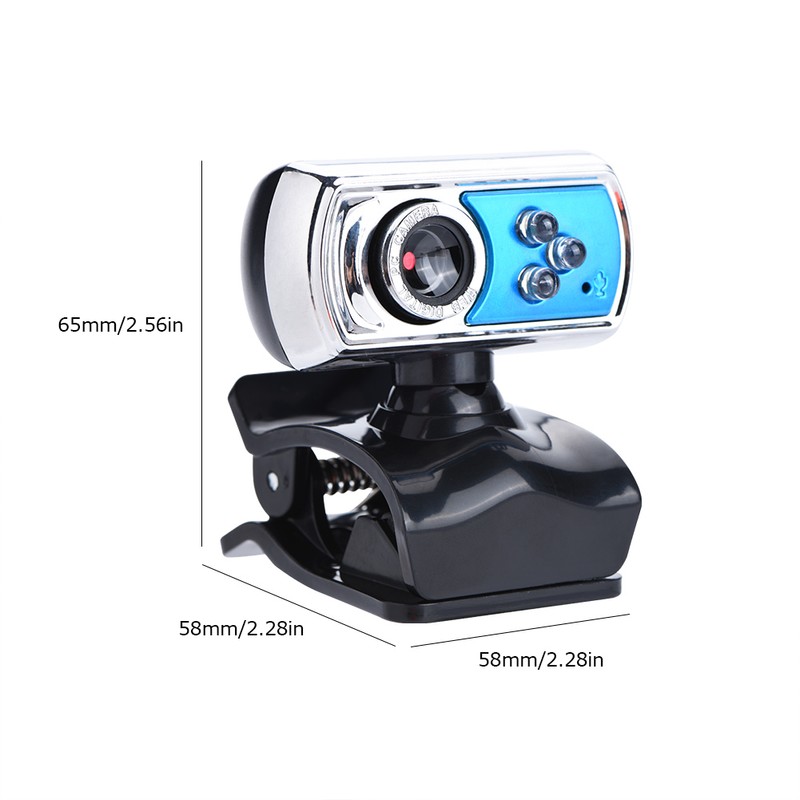 360 Degree Rotation USB HD 12 Megapixels Webcam Free Drive