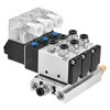 Heschen Electrical Pneumatic Triple Solenoid Valve 4V210-08 AC220V PT1/4 5