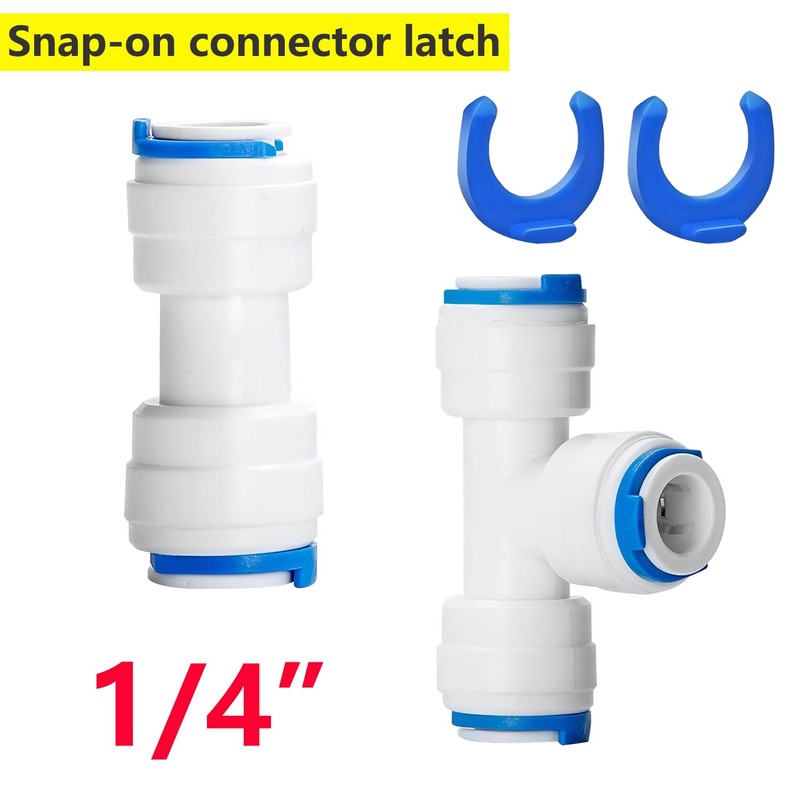 Qrity Pack of 20 Small Clip 1/4 Inch Locking Clips