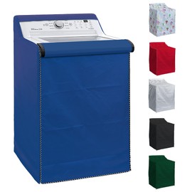 BlueStars Washing Machine Cover For Top-load - Premium Outdoor Protection For Most Washer Dryer Cover - W29”x D28”x H43” (Blue)