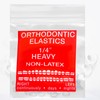 Clear Non-Latex 100 counts, Intraoral Elastic Bands Orthodontic Elastics Dental
