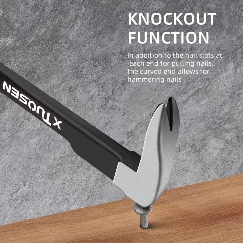 BUSKPOK Pry Bar, 11.8" Cats Paw Nail Puller, Mini Crowbar
