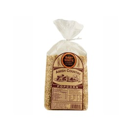 Amish Country Baby White Popcorn (4) 2 Pound Retail Packages Popcorn Kernels Free Shipping